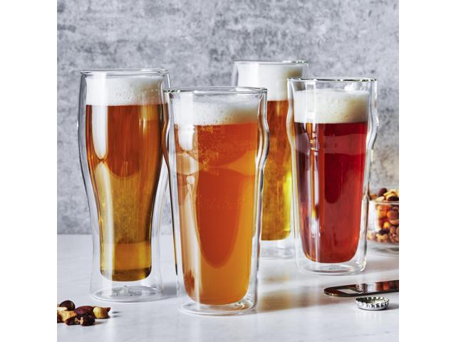 ZWILLING Sorrento 4-pc Double-Wall Pint & Pilsner Glass Set