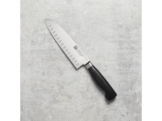 ZWILLING Four Star 7-inch Hollow Edge Santoku Knife
