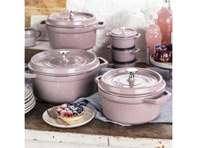 Staub Cast Iron 4-qt Round Dutch Oven - Lilac