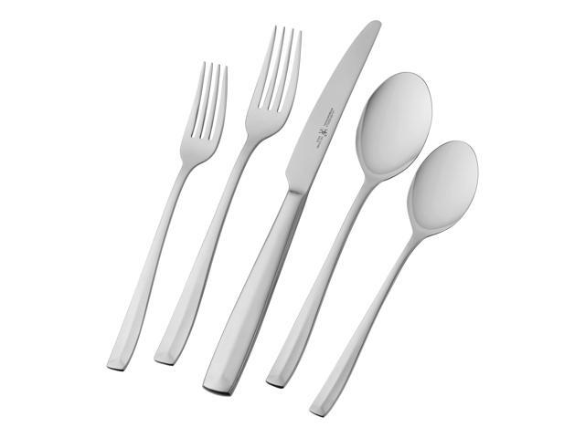 Henckels Lani Flatware Set, 65-Piece, Silver