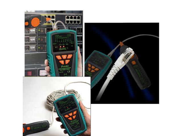 Pro'sKit MT-7029-C Noise-Filtering Cable Network PoE Toner Probe Tester