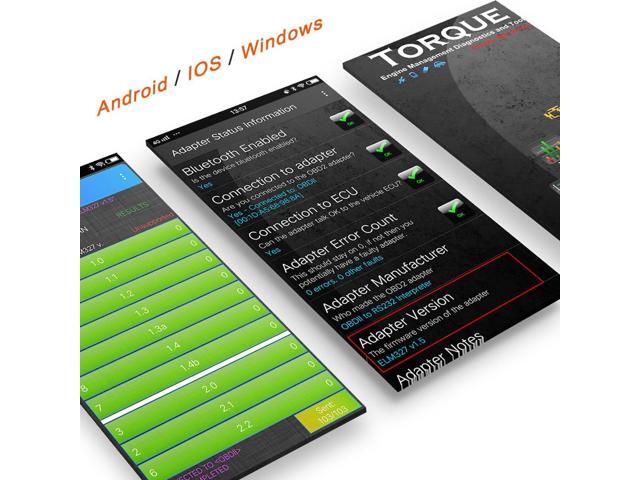 ELM327 V1.5 Without PIC18F25K80 WIFI / Bluetooth 4.0 Obd Obd2 Auto Code Readers ELM 327 For IOS/Android/PC