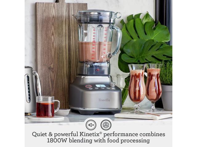 Breville BBL920BST Super Q Commercial-Grade Home Blender, Black Stainless Steel