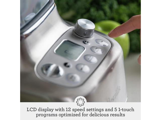 Breville BBL920BST Super Q Commercial-Grade Home Blender, Black Stainless Steel