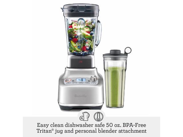 Breville BBL920BST Super Q Commercial-Grade Home Blender, Black Stainless Steel