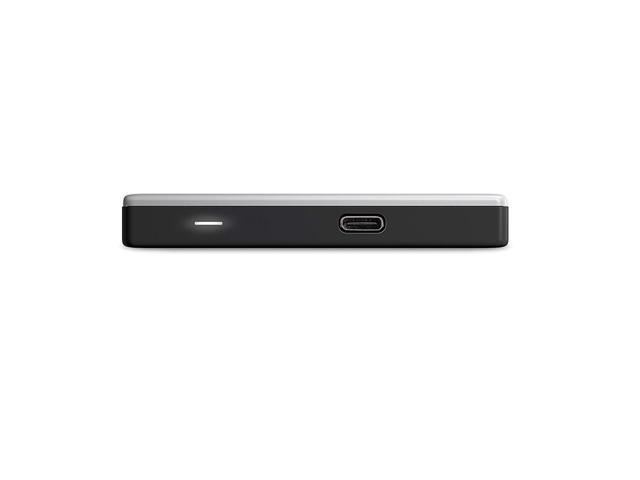 WD 5TB Silver My Passport Ultra Portable Storage External Hard Drive USB-C for Mac (WDBPMV0050BSL-WESN)