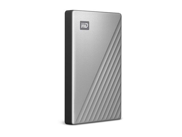 WD 5TB Silver My Passport Ultra Portable Storage External Hard Drive USB-C for Mac (WDBPMV0050BSL-WESN)