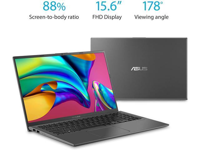 ASUS VivoBook 15 Thin and Light Laptop, 15.6" FHD Display, Intel i3-1005G1 CPU, 8GB RAM, 128GB SSD, Backlit Keyboard, Fingerprint, Windows 10 Home...