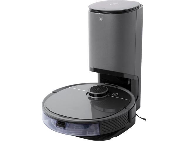 ECOVACS Robotics - DEEBOT OZMO T8+ Vacuuming and Mopping Robot with Auto-Empty Station - Grey