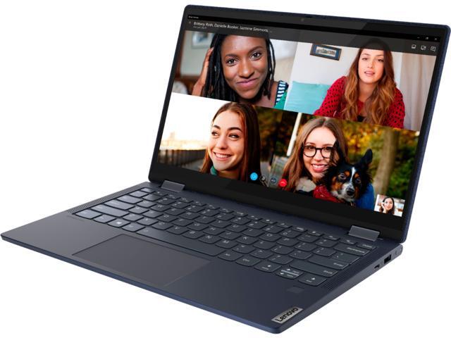 Lenovo Yoga 6 13 2-in-1 13.3' Touch Screen Laptop - AMD Ryzen 5 - 8GB Memory - 256GB SSD - Abyss Blue Fabric Cover 82FN003TUS Tablet Notebook PC