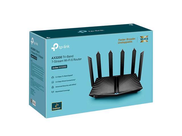 TP-Link Tri-Band 7 Stream AX3200 Wi-Fi 6 Router