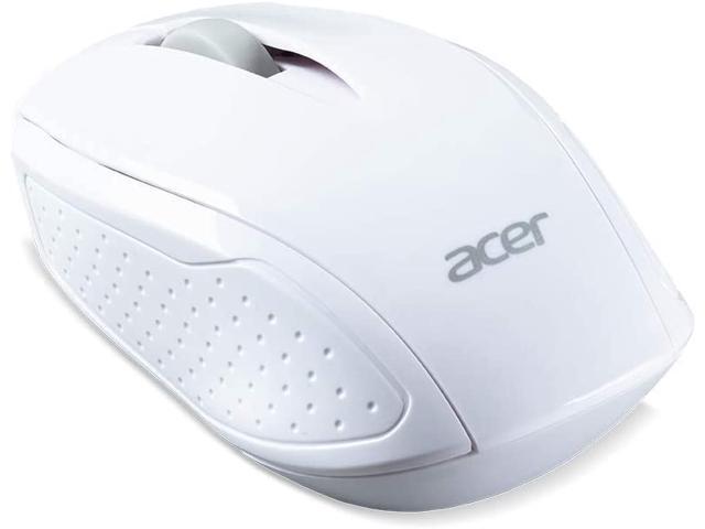 Acer RF Wireless Optical M501 White Mouse with USB Plug and Play for Windows PC, Mac and Certified Works with Chromebook