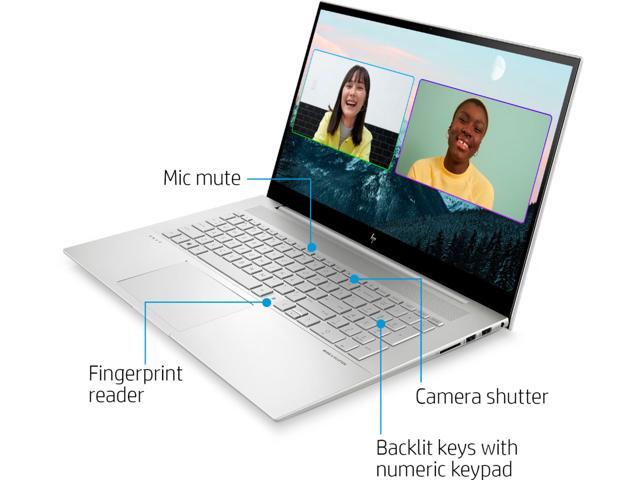 HP - ENVY 17.3' Touch-Screen Laptop - Intel Core i7 - 12GB Memory - 512GB SSD + 32GB Intel Optane - Natural Silver Notebook 17m-ch0013dx