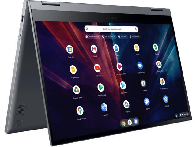 Samsung - Galaxy Chromebook 2 - 13.3' QLED Touch-Screen - Intel Core i3 - 8GB Memory - 128GB eMMC - Mercury Gray XE530QDA-KB1US Laptop Notebook