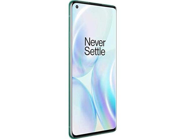 OnePlus 8 Glacial Green,? 5G Unlocked Android Smartphone U. S Version, 8GB RAM+128GB Storage, 90Hz Fluid Display,Triple Camera, with Alexa Built-in,
