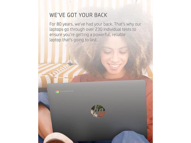 HP Chromebook x360 14a 2-in-1 Laptop, Intel Pentium Silver N5000 Processor, 4 GB RAM, 64 GB eMMC, 14' HD Display, Chrome OS with Webcam & Dual...