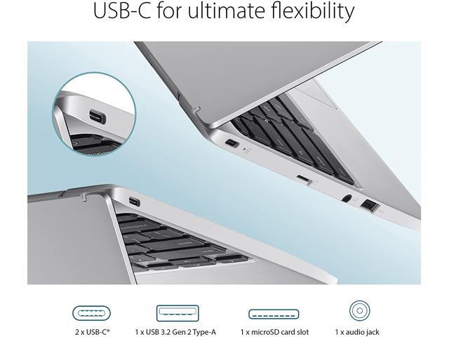 ASUS Chromebook CX1, 11.6' HD NanoEdge Display, Intel Celeron N3350 Processor, 32GB eMMC, 4GB RAM, Spill-resistant Keyboard, Chrome OS,...