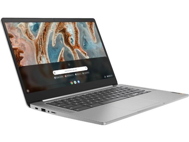 Lenovo - Chromebook 3 14" LCD Touchscreen Laptop - Mediatek MT8183 2019 - 4GB Memory - 64GB eMMC - Arctic Grey - image 4