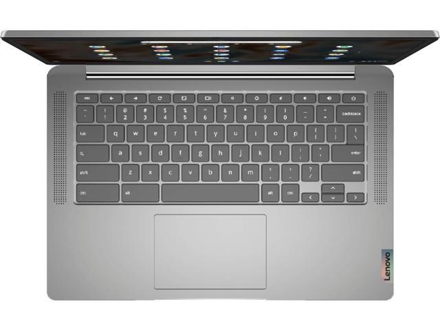 Lenovo - Chromebook 3 14" LCD Touchscreen Laptop - Mediatek MT8183 2019 - 4GB Memory - 64GB eMMC - Arctic Grey - image 7