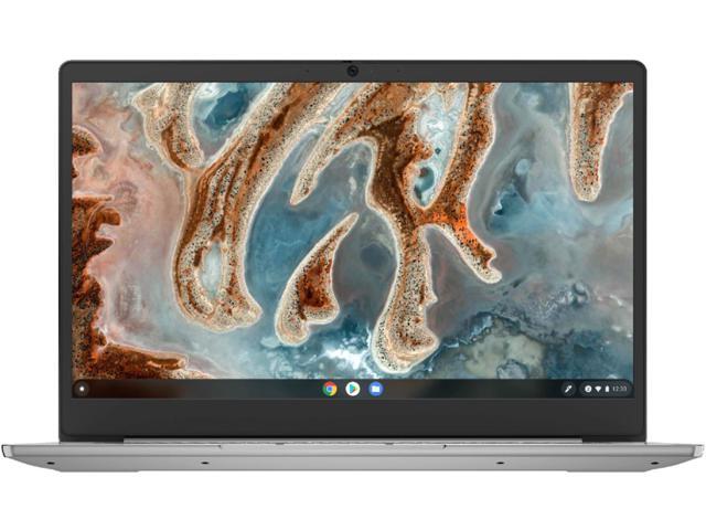 Lenovo - Chromebook 3 14" LCD Touchscreen Laptop - Mediatek MT8183 2019 - 4GB Memory - 64GB eMMC - Arctic Grey - image 8