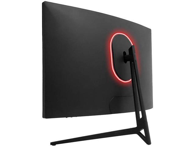 Sceptre Curved 24' Gaming LED Monitor R1200 HDMI DisplayPort 165Hz 144Hz FreeSync G-Sync Compatible, Edgeless Build-in Speakers Machine Black 2021...
