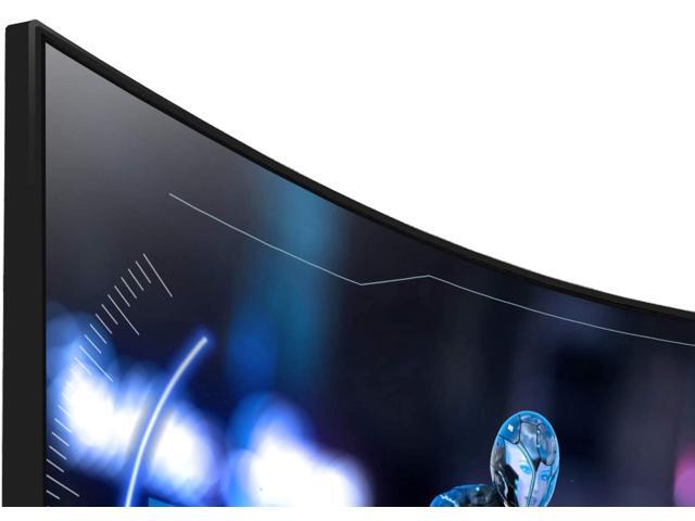 Sceptre Curved 24' Gaming LED Monitor R1200 HDMI DisplayPort 165Hz 144Hz FreeSync G-Sync Compatible, Edgeless Build-in Speakers Machine Black 2021...