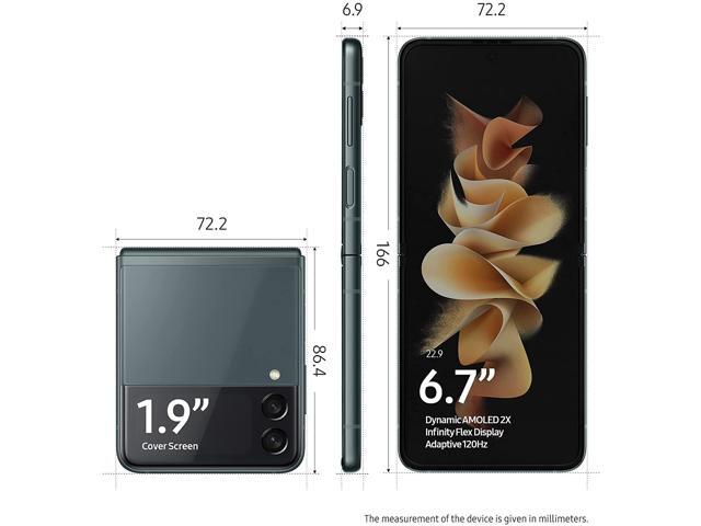 SAMSUNG Galaxy Z Flip 3 5G Factory Unlocked Android Cell Phone US Version Smartphone Flex Mode Intuitive Camera Compact 128GB Storage US Warranty,...