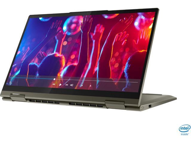 Lenovo - Yoga 7i 2-in-1 14' Touch Screen Laptop - Intel Evo Platform Core i5 - 12GB Memory - 512GB Solid State Drive - Dark Moss Tablet Notebook...