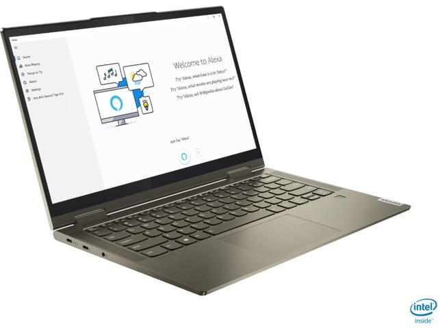 Lenovo - Yoga 7i 2-in-1 14' Touch Screen Laptop - Intel Evo Platform Core i5 - 12GB Memory - 512GB Solid State Drive - Dark Moss Tablet Notebook...