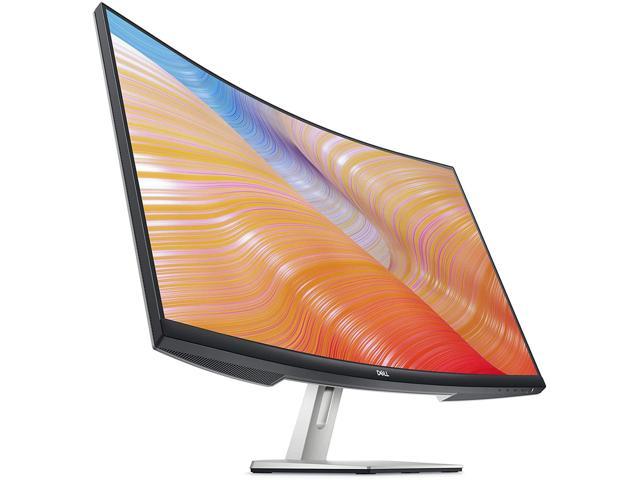 Dell S3222HN 32-inch FHD 1920 x 1080 at 75Hz Curved Monitor, 1800R Curvature, 8ms Grey-to-Grey Response Time (Normal Mode), 16.7 Million Colors.