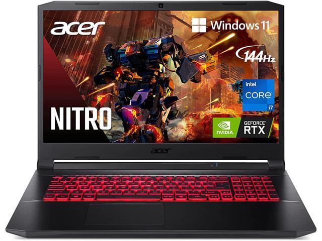 Acer Nitro 5 AN517-54-79L1 Gaming Laptop Intel Core i7-11800H NVIDIA GeForce RTX 3050Ti Laptop GPU 17.3' FHD 144Hz IPS Display 16GB DDR4 ...