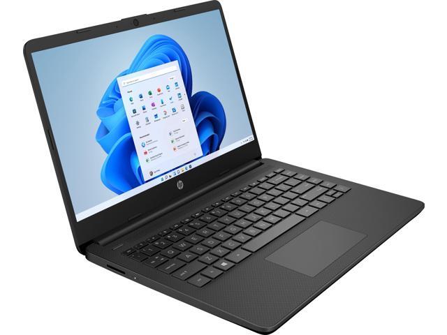 HP - 14' Laptop - Intel Celeron - 4GB Memory - 64GB eMMC - Jet Black 14-dq0031dx Notebook