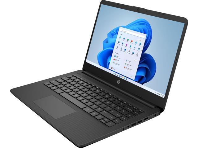 HP - 14' Laptop - Intel Celeron - 4GB Memory - 64GB eMMC - Jet Black 14-dq0031dx Notebook