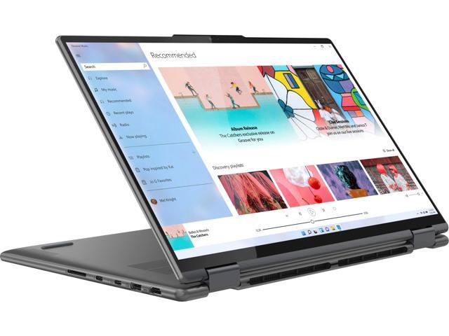 Lenovo - Yoga 7i 16' WQXGA Touch 2-in-1 Laptop - Core i5-1240P - 8GB Memory - 256GB SSD - Storm Grey Tablet Notebook 82QG0001US
