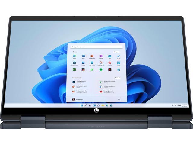 HP - Pavilion - 2-in-1 14' FHD Laptop - Intel Core i3 - 8GB Memory - 256GB SSD - Space Blue Tablet Notebook 14-ek0013dx