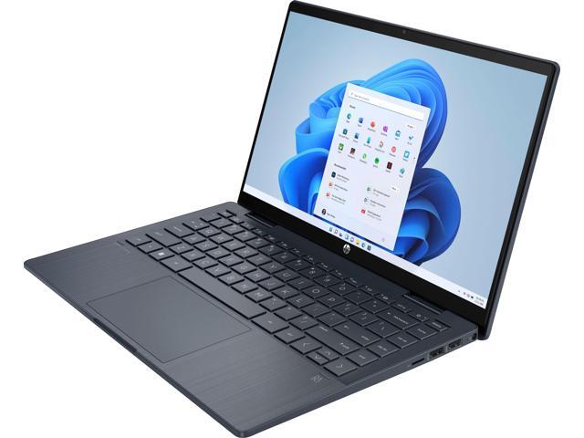 HP - Pavilion - 2-in-1 14' FHD Laptop - Intel Core i3 - 8GB Memory - 256GB SSD - Space Blue Tablet Notebook 14-ek0013dx