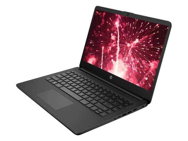 HP Stream 14' Laptop, Intel Celeron N4120, 4GB RAM, 64GB eMMC, Jet Black, Windows 11 Home, 14-cf2121wm Notebook