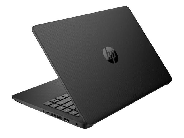 HP Stream 14' Laptop, Intel Celeron N4120, 4GB RAM, 64GB eMMC, Jet Black, Windows 11 Home, 14-cf2121wm Notebook