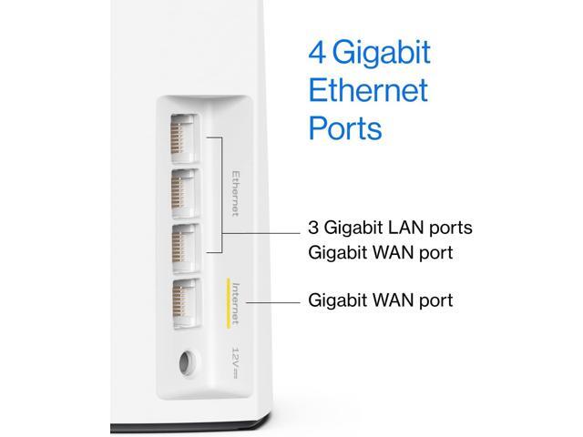 Linksys Atlas WiFi 6 Router Home WiFi Mesh System, Dual-Band, 2,000 Sq. ft Coverage, 25+ Devices, Speeds up to (AX3000) 3.0Gbps - MX2000 1-Pack