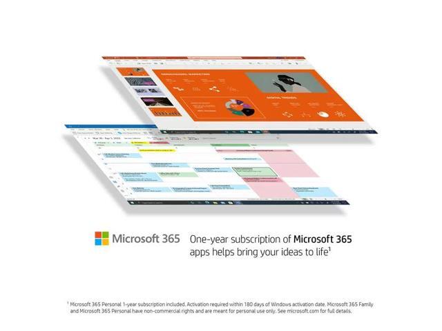 HP Stream 14', Intel Celeron N4020, 4GB RAM, 64GB eMMC, Pink, Windows 11 (S mode) with Office 365 1-yr, 14-cf2112wm Laptop Notebook