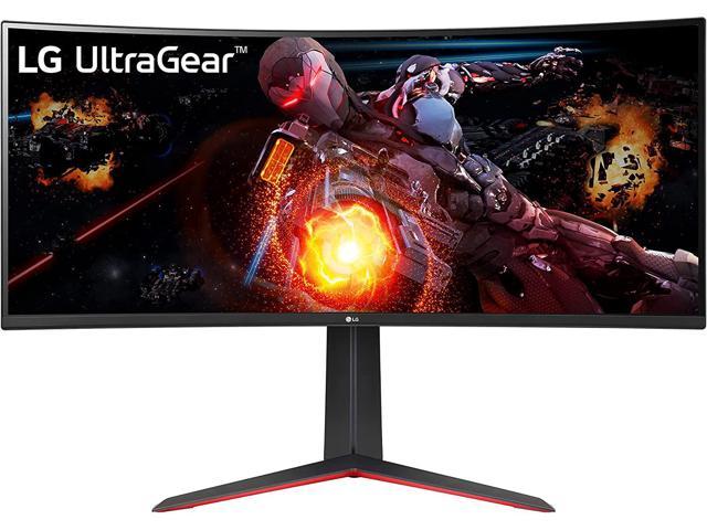 LG UltraGear QHD 34-Inch Curved Gaming Monitor 34GP63A-B, VA with HDR 10 Compatibility and AMD FreeSync Premium, 160Hz, Black