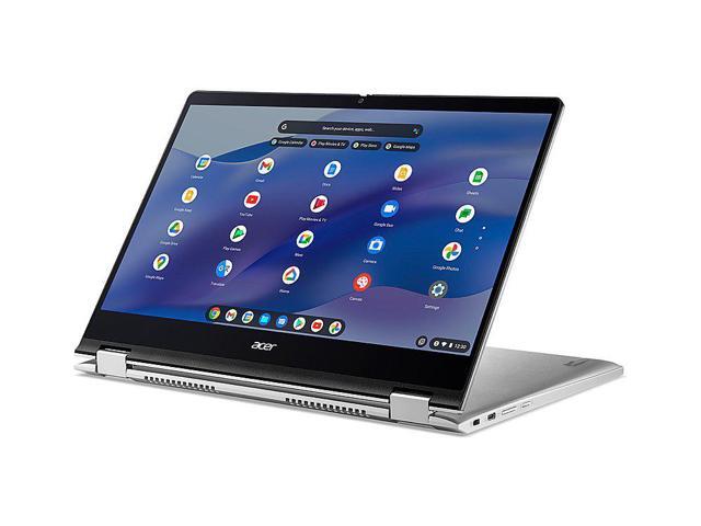Acer - Chromebook Spin 514 14.0' FHD IPS Touch Display Laptop- AMD Ryzen 5 5625C Hexa-Core-8GB LPDDR4X Memory, 128GB eMMC - Sparkly Silver