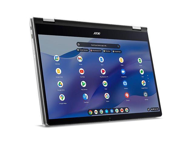 Acer - Chromebook Spin 514 14.0' FHD IPS Touch Display Laptop- AMD Ryzen 5 5625C Hexa-Core-8GB LPDDR4X Memory, 128GB eMMC - Sparkly Silver