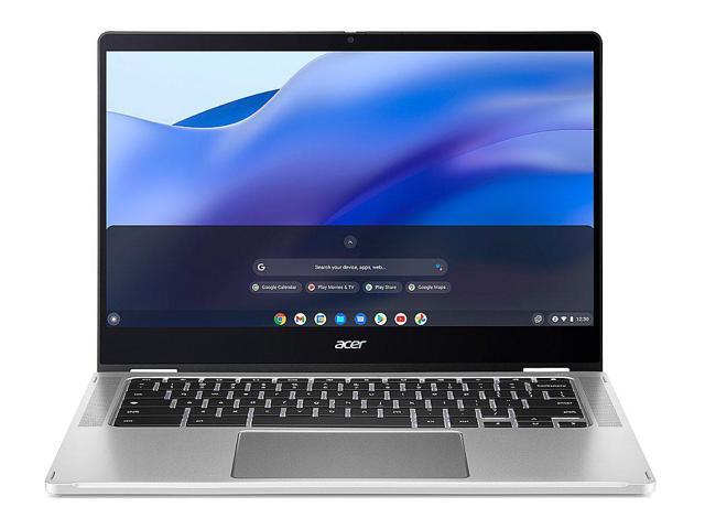 Acer - Chromebook Spin 514 14.0' FHD IPS Touch Display Laptop- AMD Ryzen 5 5625C Hexa-Core-8GB LPDDR4X Memory, 128GB eMMC - Sparkly Silver