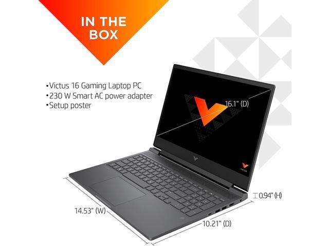 HP Victus 16 Laptop, FHD IPS 144Hz Display, 7ms Response Time, 13th Generation Intel Core i7-13700H, 16 GB RAM, 512 GB SSD, NVIDIA GeForce RTX 4060...