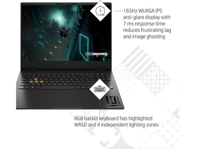 HP - OMEN Transcend 16" WUXGA Gaming Laptop - Intel Core i7-13700HX - 16GB Memory - NVIDIA GeForce RTX 4060 - 1TB SSD - Shadow Black - image 3