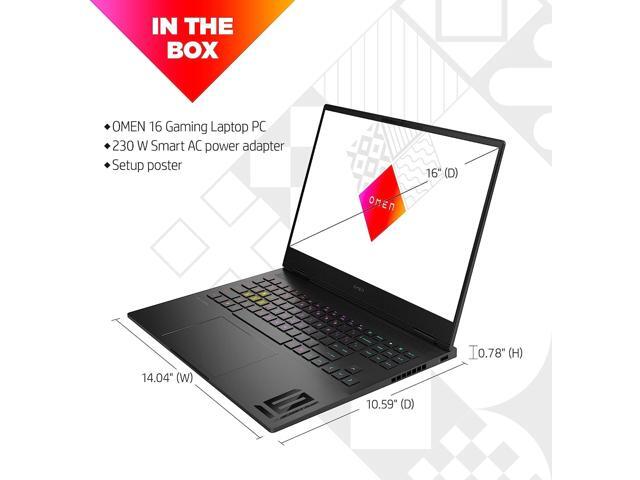 HP - OMEN Transcend 16" WUXGA Gaming Laptop - Intel Core i7-13700HX - 16GB Memory - NVIDIA GeForce RTX 4060 - 1TB SSD - Shadow Black - image 4