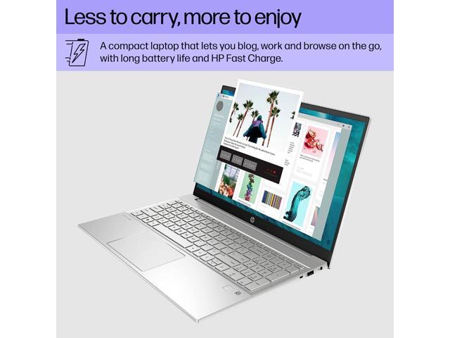 HP Pavilion 15 inch Laptop, FHD Touchscreen, 13th Generation Intel Core i5-1335U, 8 GB RAM, 512 GB SSD, Intel Iris Xe Graphics, Windows 11 Home,...