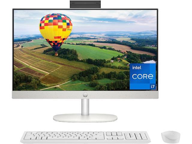 HP 23.8 inch All-in-One Desktop PC, FHD Display, 13th Generation Intel Core i7-1355U, 16 GB RAM, 512 GB SSD, Intel UHD Graphics, Windows 11 Home.