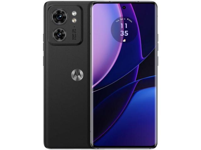 Motorola Edge 2023 Unlocked Made for US 8/256GB 50MP Camera Eclipse Black Cell Phone Smartphone